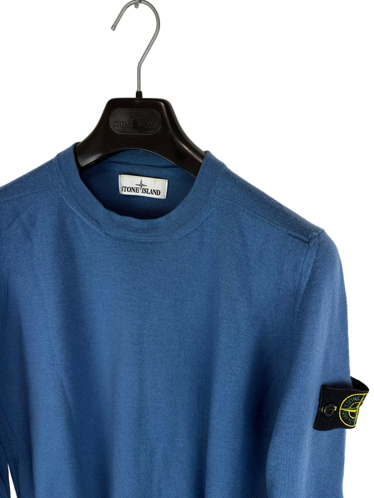 Maglione blu in lana Stone Island - Taglia S - foto 2