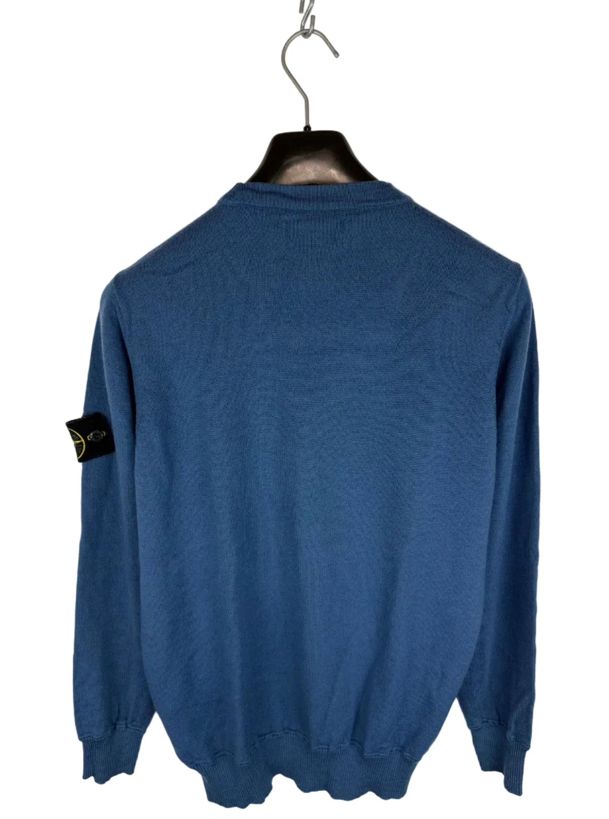 Maglione blu in lana Stone Island - Taglia S - foto 5