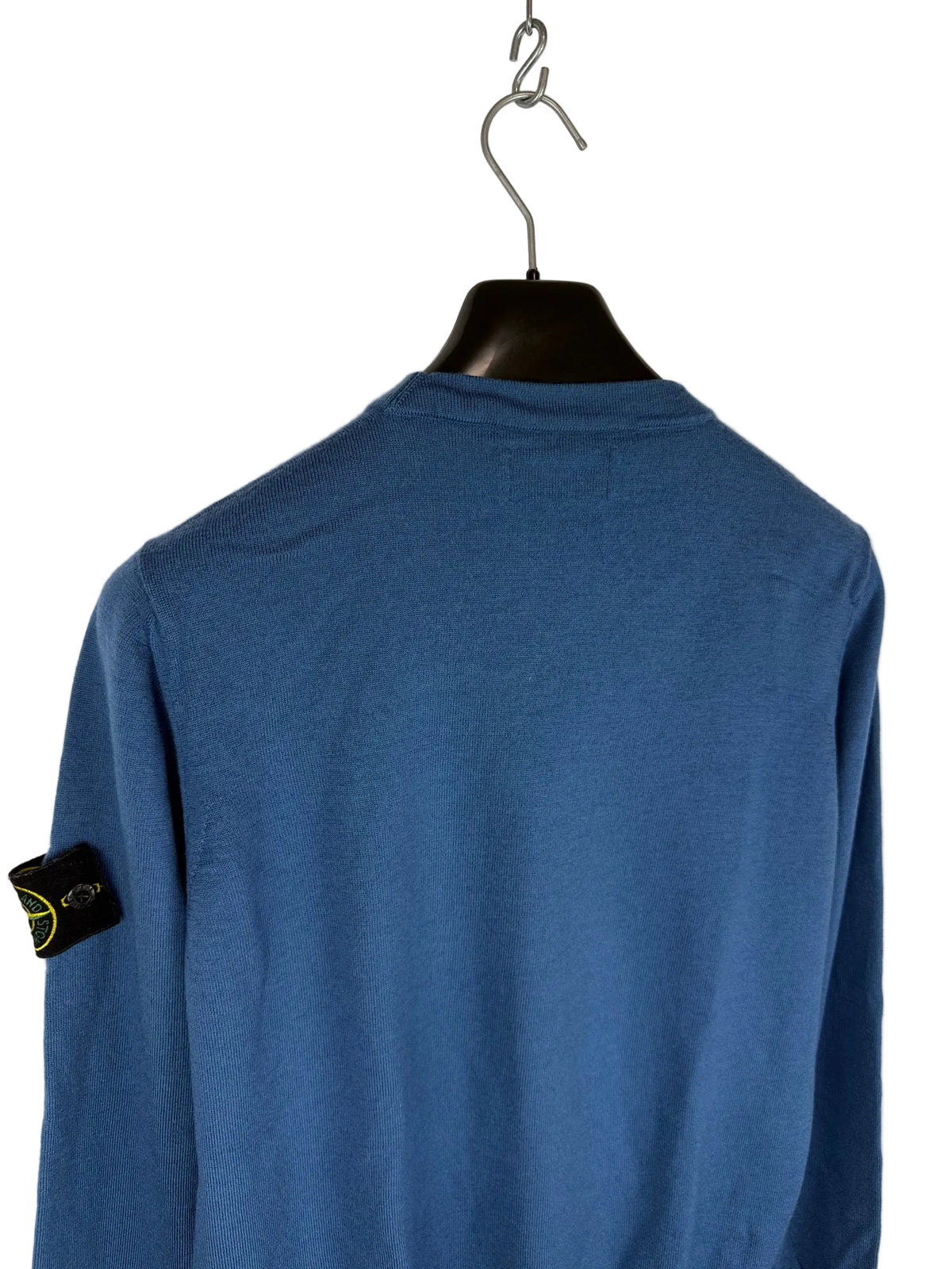 Maglione blu in lana Stone Island - Taglia S - foto 6