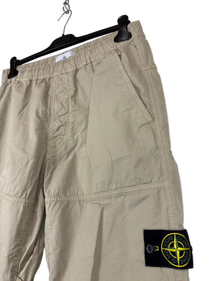 Pantaloni cargo beige regular fit Stone Island - Taglia W32 - foto 4
