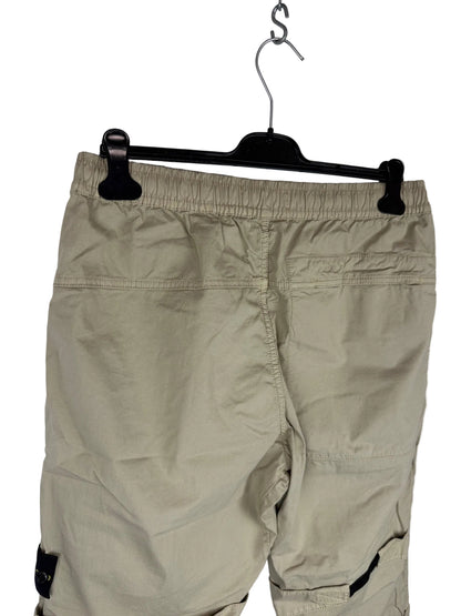 Pantaloni cargo beige regular fit Stone Island - Taglia W32 - foto 8