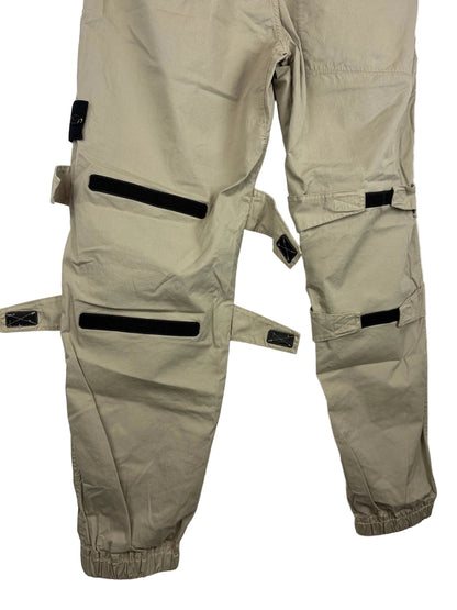 Pantaloni cargo beige regular fit Stone Island - Taglia W32 - foto 6