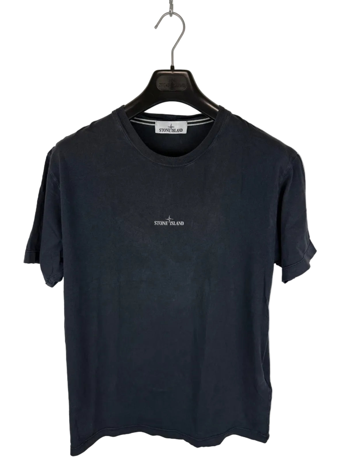 T-shirt nera con stampa Stone Island SS/2023 - Taglia L - foto 3