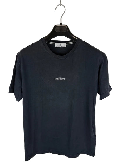 T-shirt nera con stampa Stone Island SS/2023 - Taglia L - foto 3