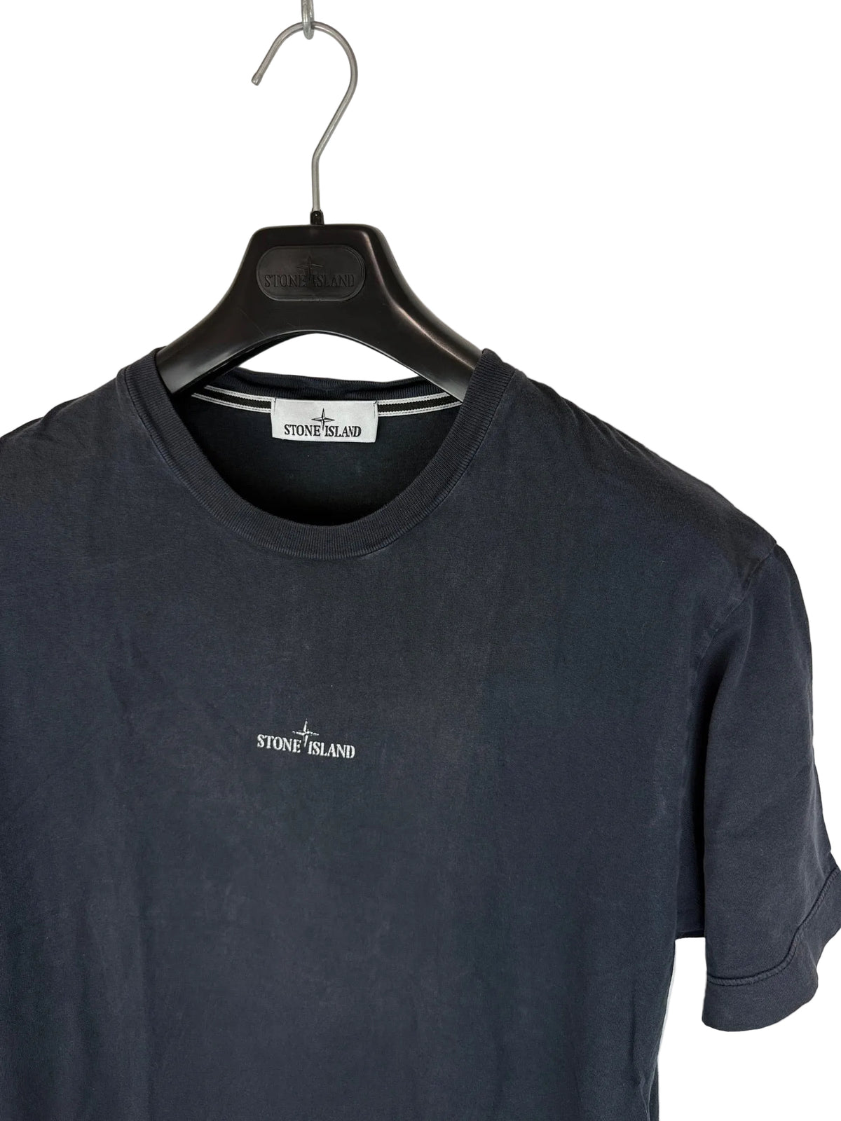 T-shirt nera con stampa Stone Island SS/2023 - Taglia L - foto 4