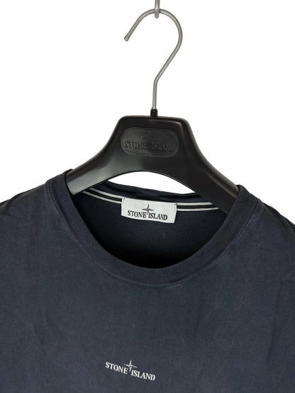T-shirt nera con stampa Stone Island SS/2023 - Taglia L - foto 6