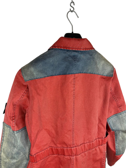 Giacca rossa in cotone e seta con fil di ferro 2010 Stone Island - Taglia L - foto 8