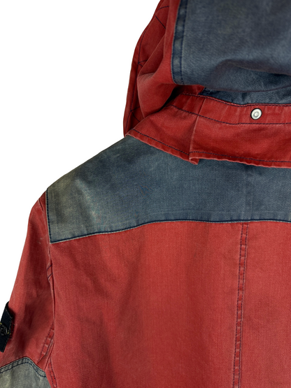 Giacca rossa in cotone e seta con fil di ferro 2010 Stone Island - Taglia L - foto 13