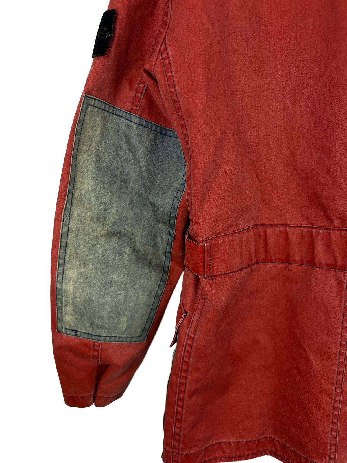 Giacca rossa in cotone e seta con fil di ferro 2010 Stone Island - Taglia L - foto 14