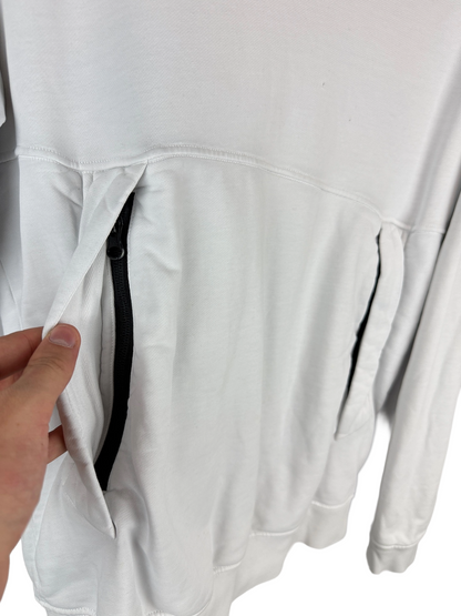 Felpa bianca con tasca frontale Stone Island - Taglia L