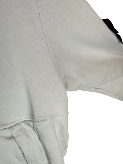 Felpa bianca con tasca frontale Stone Island - Taglia L