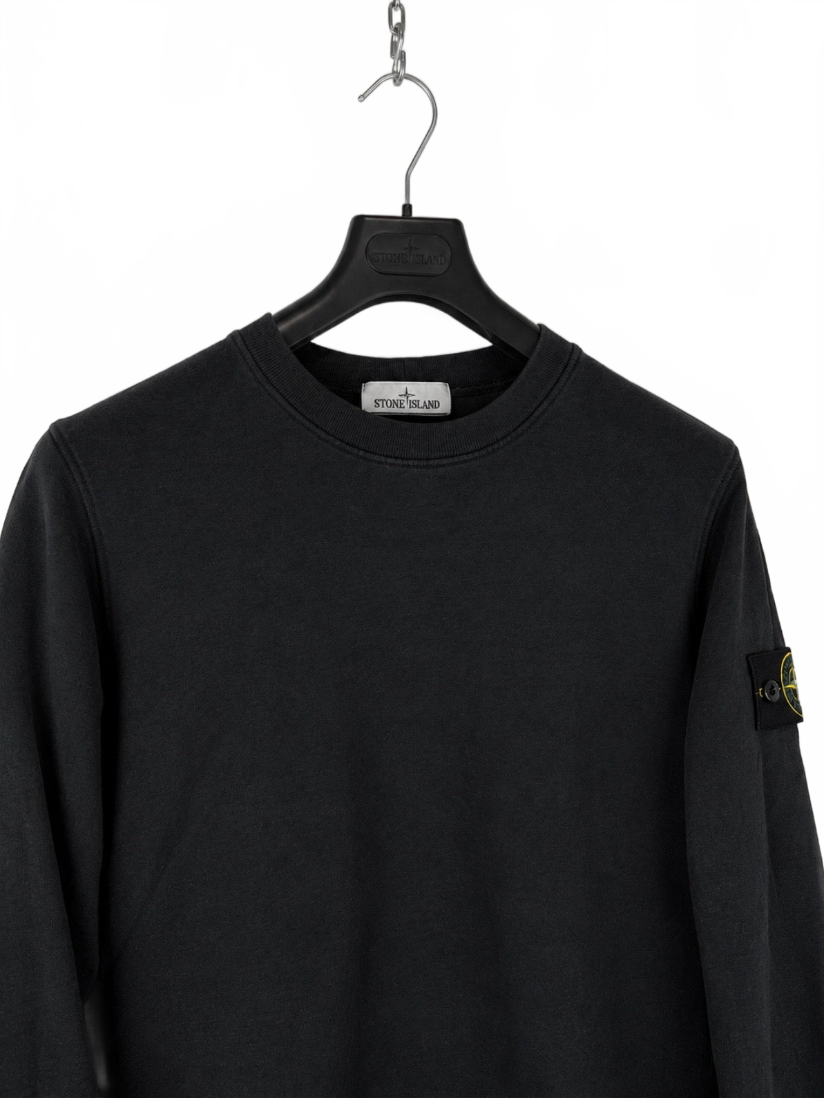 Felpa nera Stone Island - Taglia S - foto 3