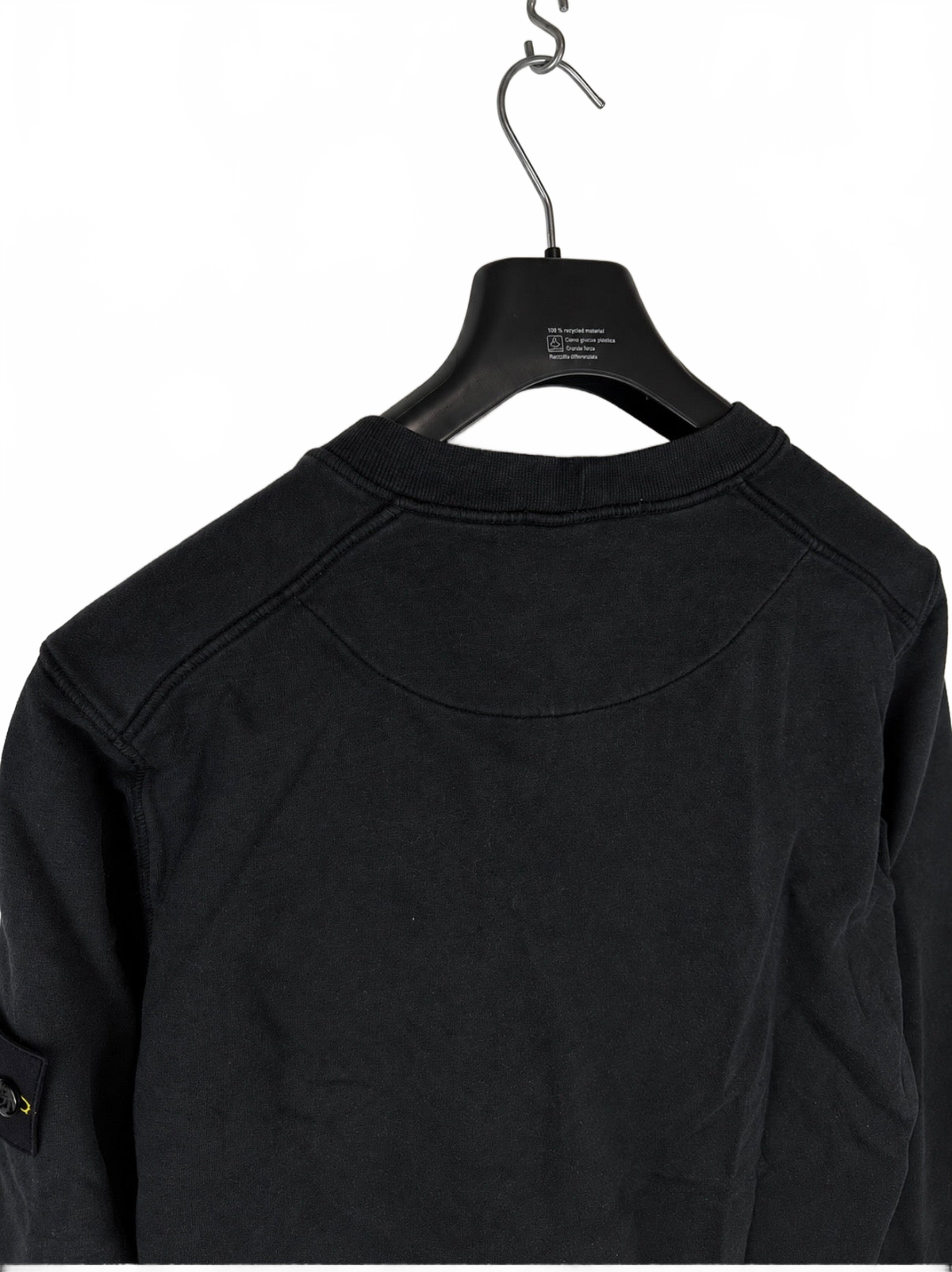 Felpa nera Stone Island - Taglia S - foto 6