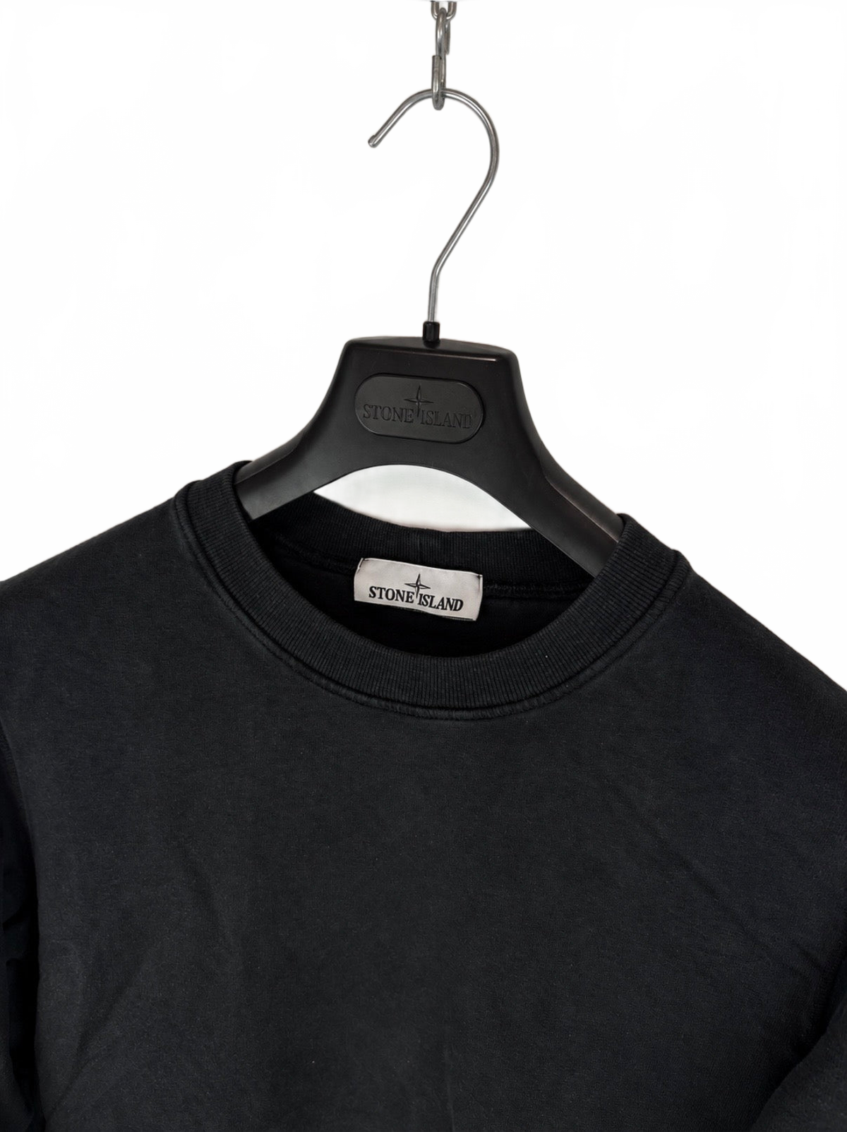 Felpa nera Stone Island - Taglia S - foto 4