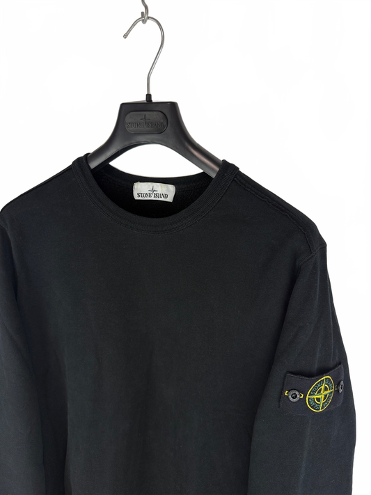 Felpa nera foderata Stone Island - Taglia M - foto 2