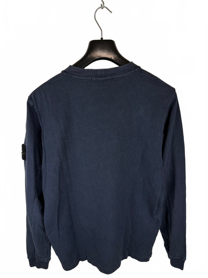 Felpa leggera blu navy Stone Island - Taglia M - foto 5