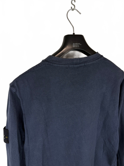 Felpa leggera blu navy Stone Island - Taglia M - foto 6